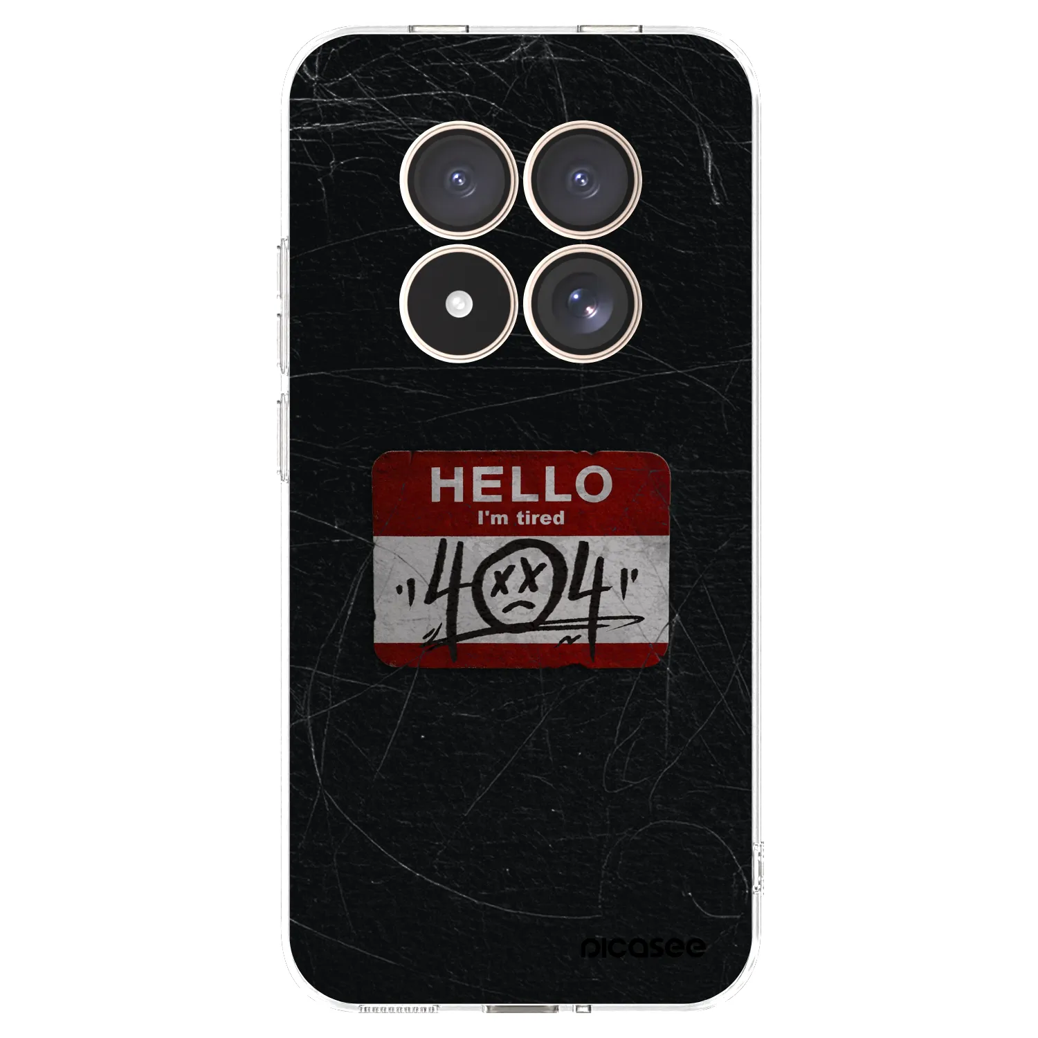 Picasee silikonski prozorni ovitek za Xiaomi Redmi Note 15 Pro 4G - HELLO 404