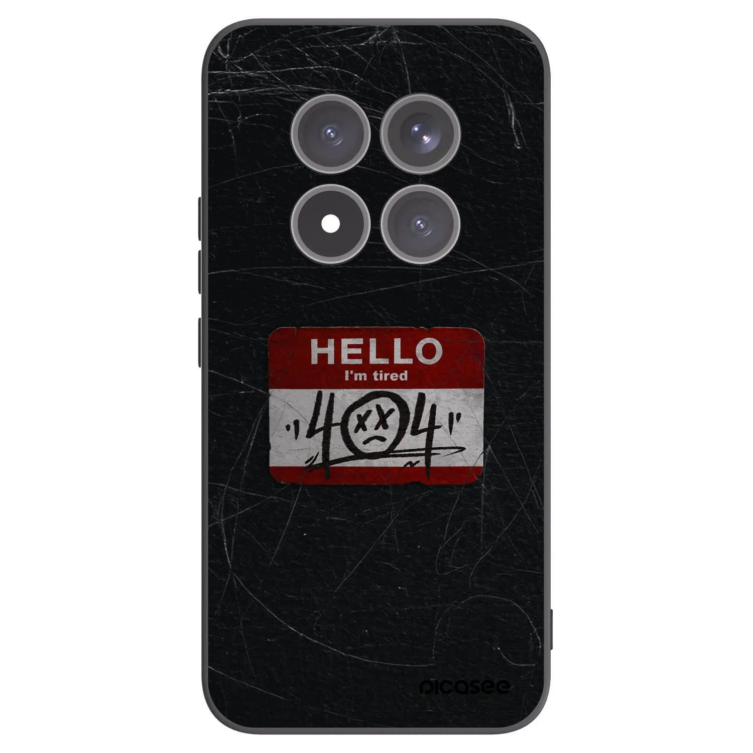 Picasee silikonski črni ovitek za Xiaomi Redmi Note 15 Pro+ - HELLO 404
