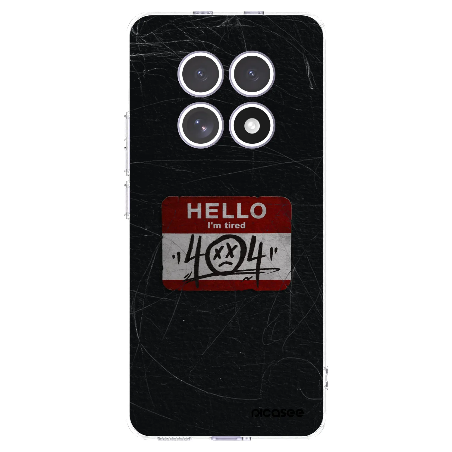 Picasee silikonski prozorni ovitek za Xiaomi Redmi Note 15 - HELLO 404