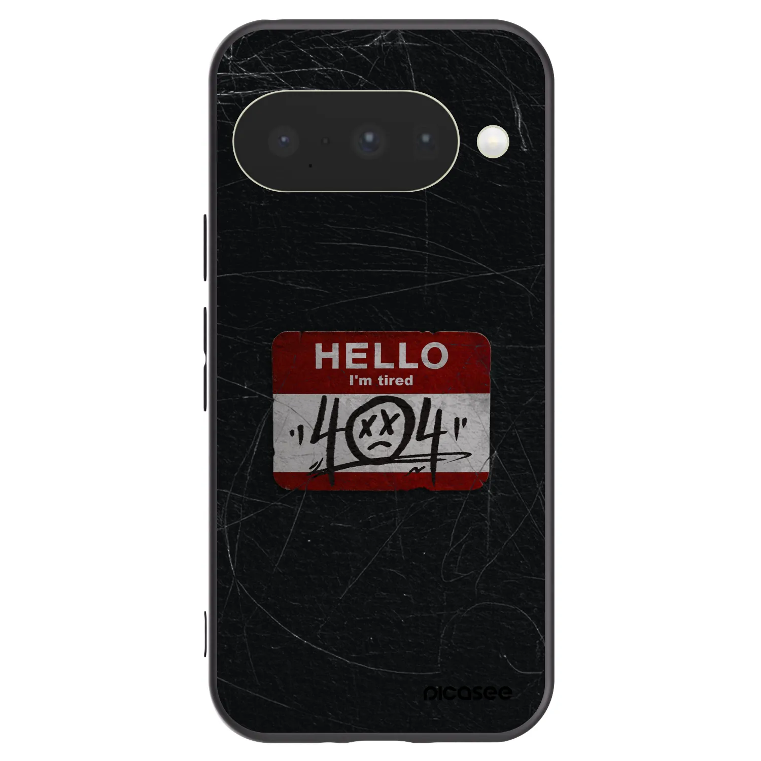 Picasee silikonski črni ovitek za Google Pixel 10 - HELLO 404