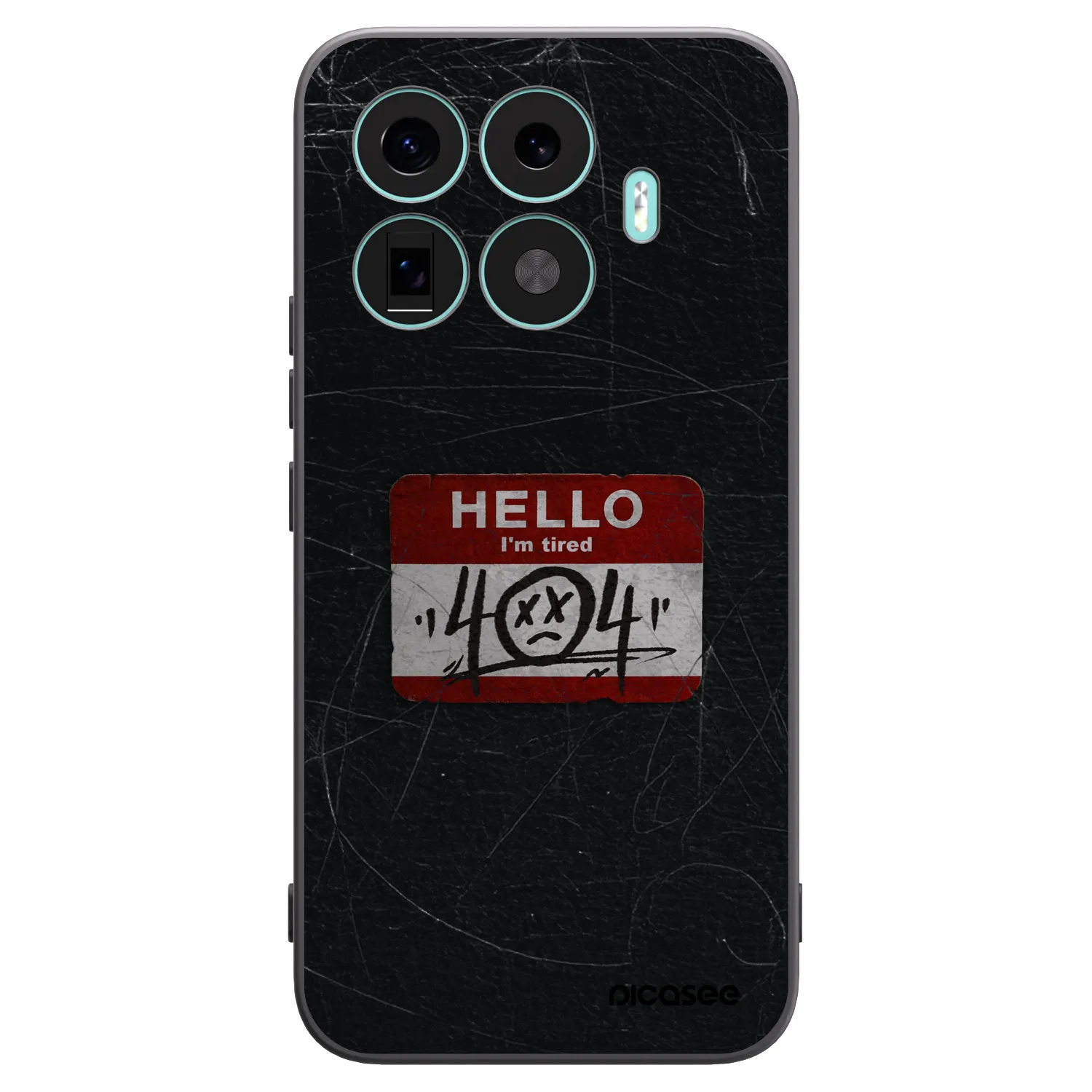 Picasee silikonski črni ovitek za Xiaomi 17T Pro - HELLO 404