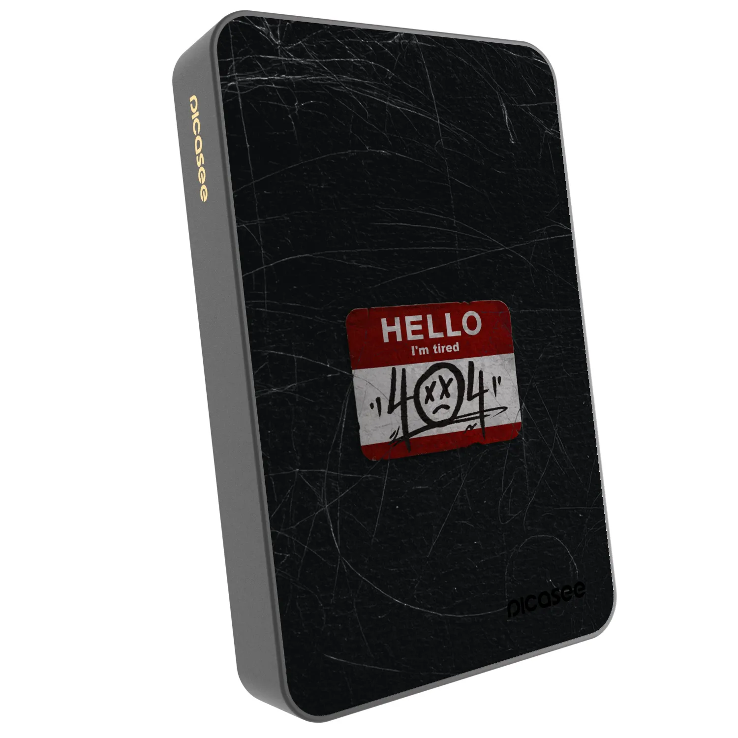 Picasee Prenosna baterija z MagSafe 10 000 mAh Siva - HELLO 404