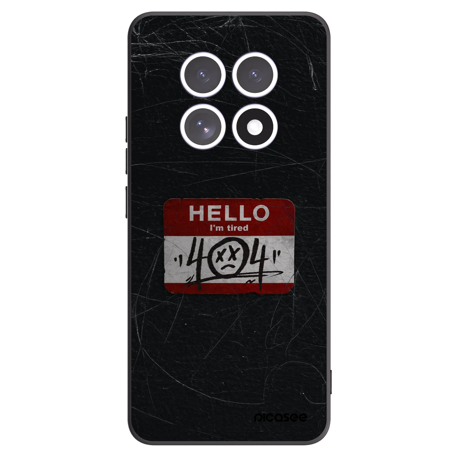 Picasee silikonski črni ovitek za Xiaomi Redmi Note 15 5G - HELLO 404