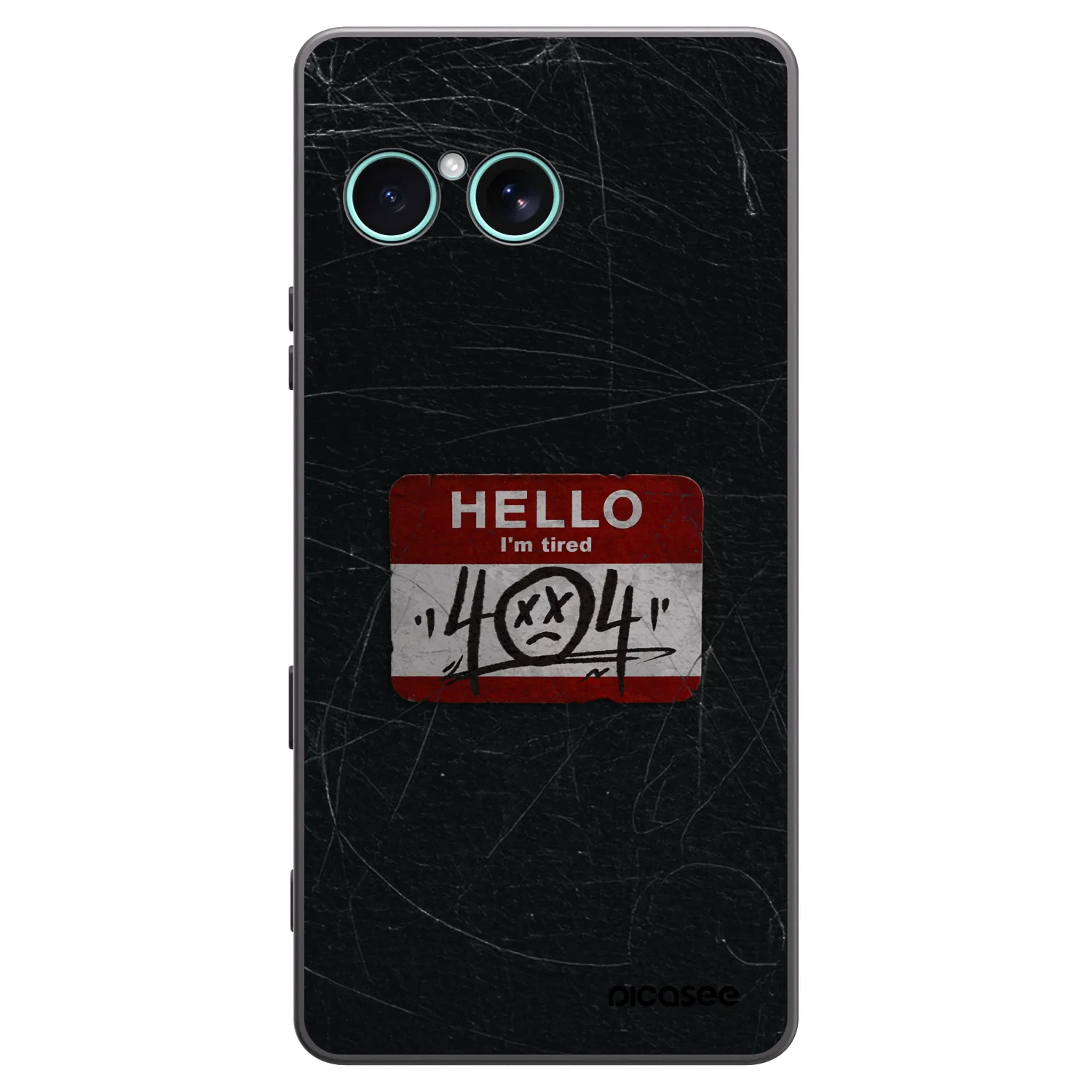 Picasee silikonski črni ovitek za Sony Xperia 10 VII - HELLO 404