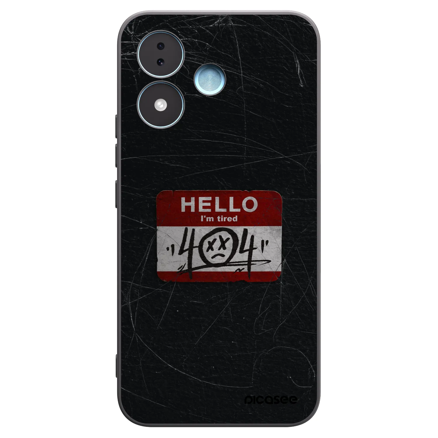 Picasee silikonski črni ovitek za Xiaomi Redmi Note 17 5G - HELLO 404