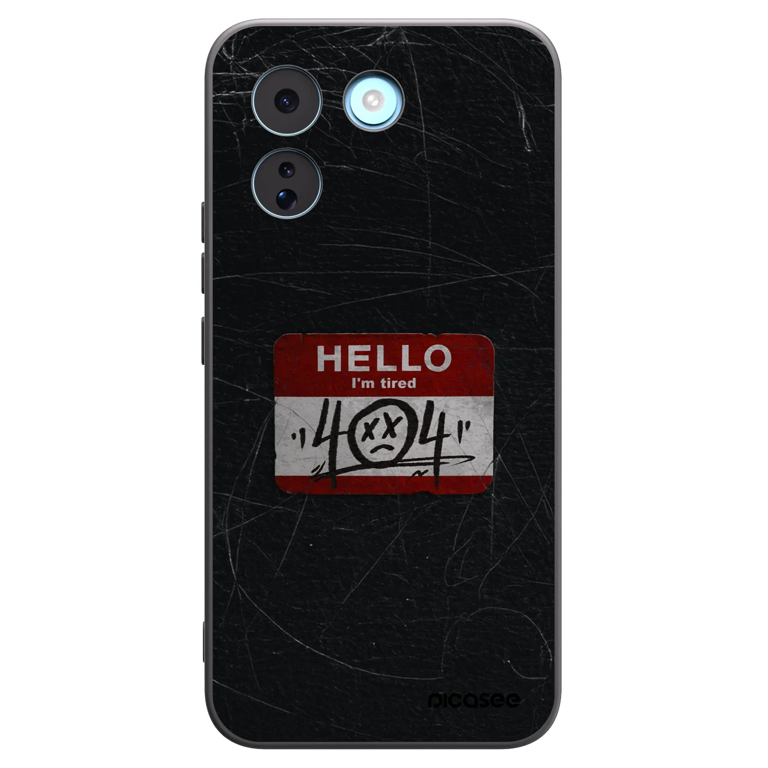 Picasee silikonski črni ovitek za Xiaomi Redmi Note 17 Pro MAX 5G - HELLO 404