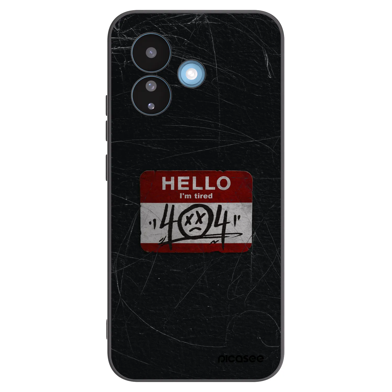 Picasee silikonski črni ovitek za Xiaomi Redmi Note 17 Pro 5G - HELLO 404