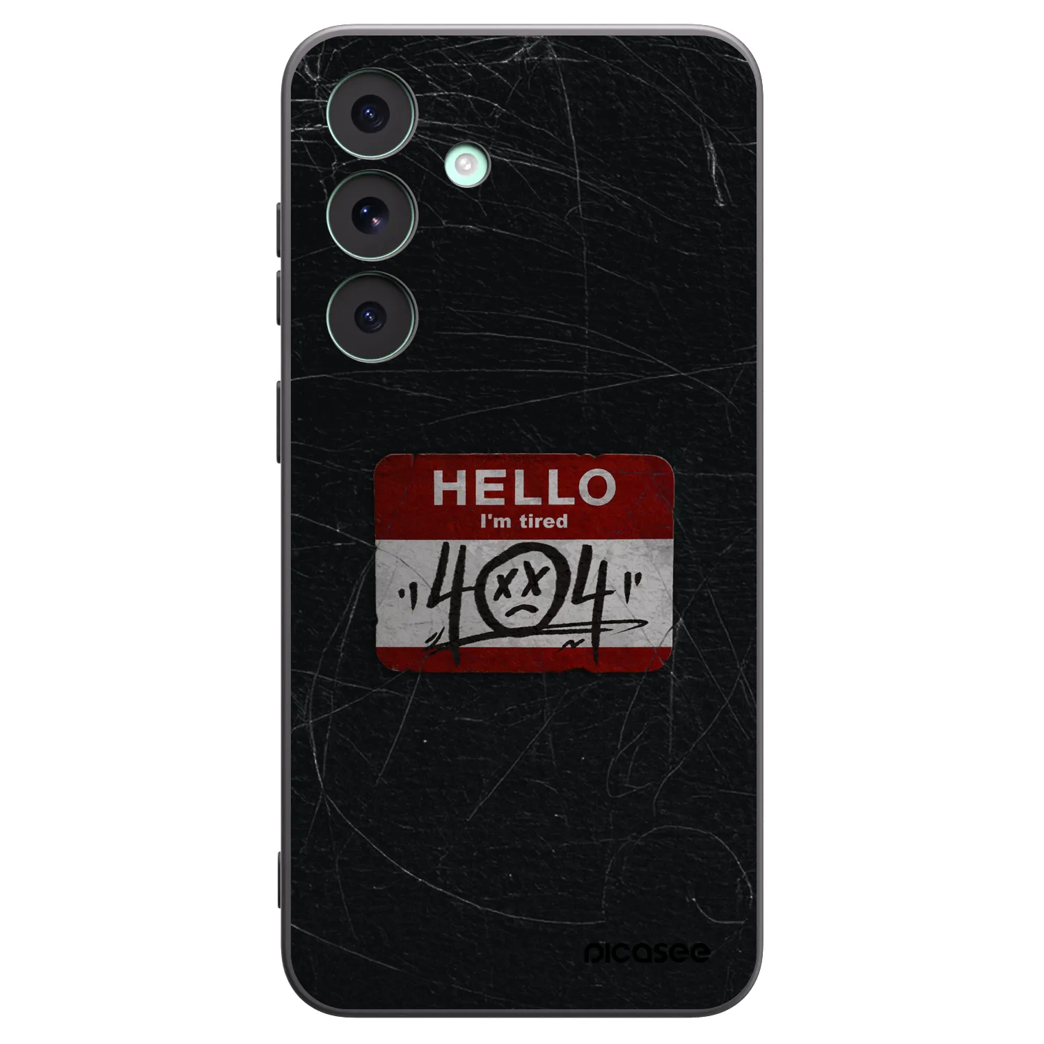 Picasee silikonski črni ovitek za Samsung Galaxy S26 FE - HELLO 404