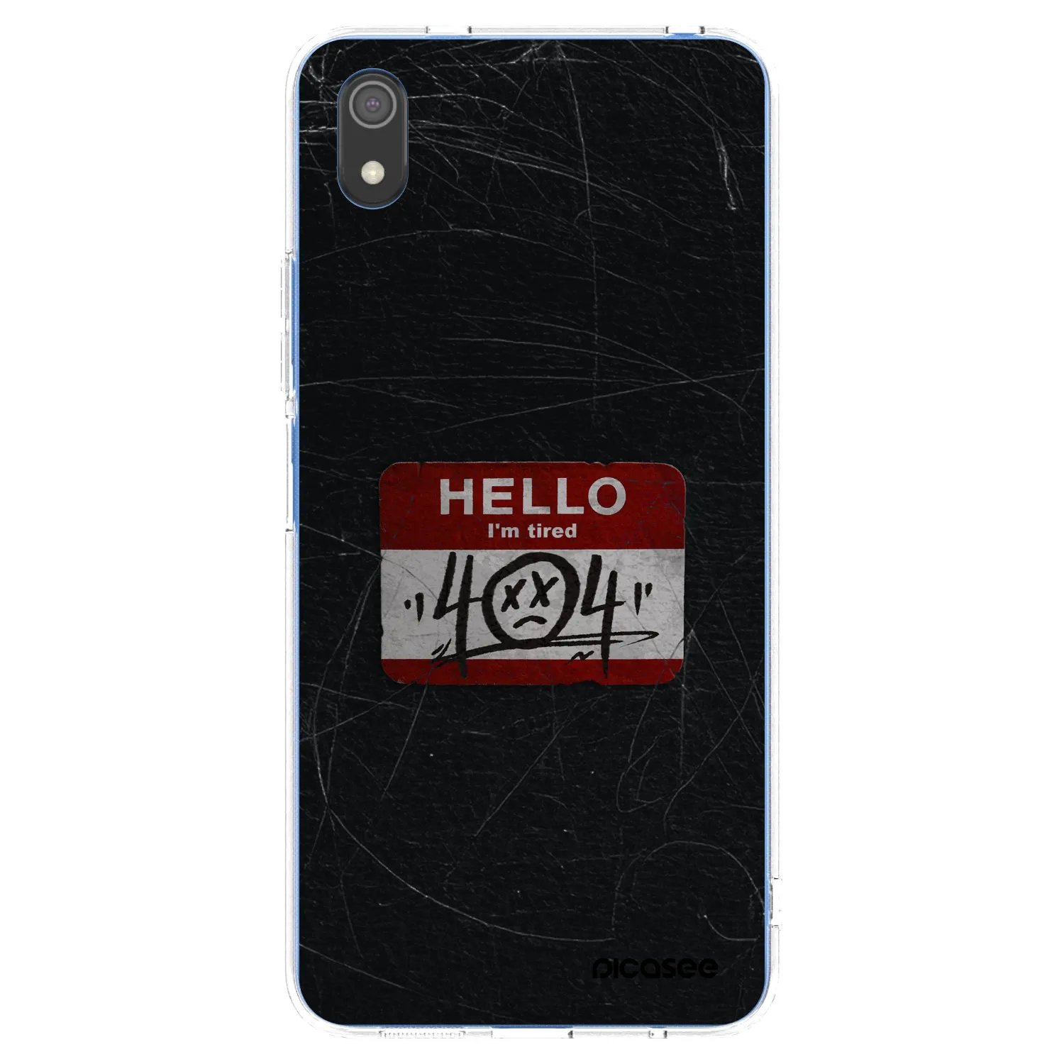 Picasee silikonski prozorni ovitek za Xiaomi Redmi 7A - HELLO 404