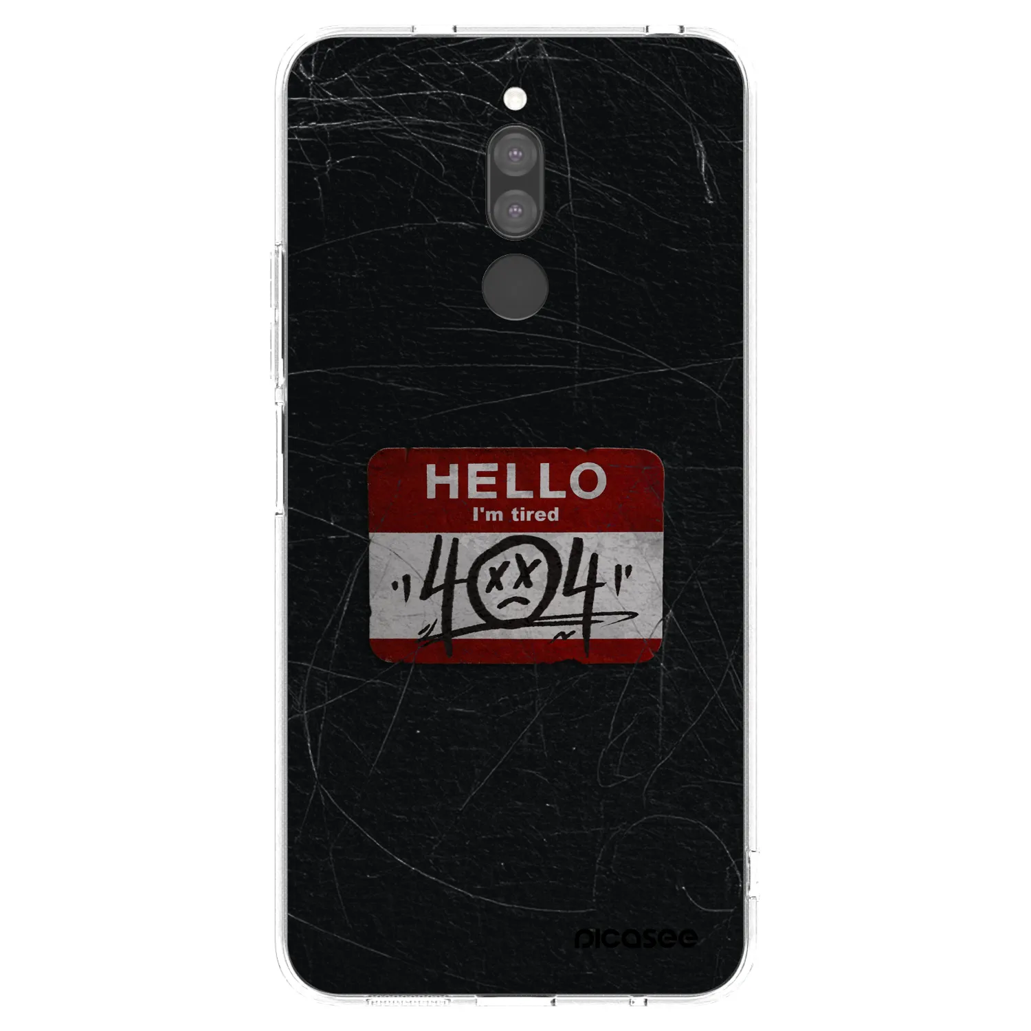 Picasee silikonski prozorni ovitek za Xiaomi Redmi 8 - HELLO 404