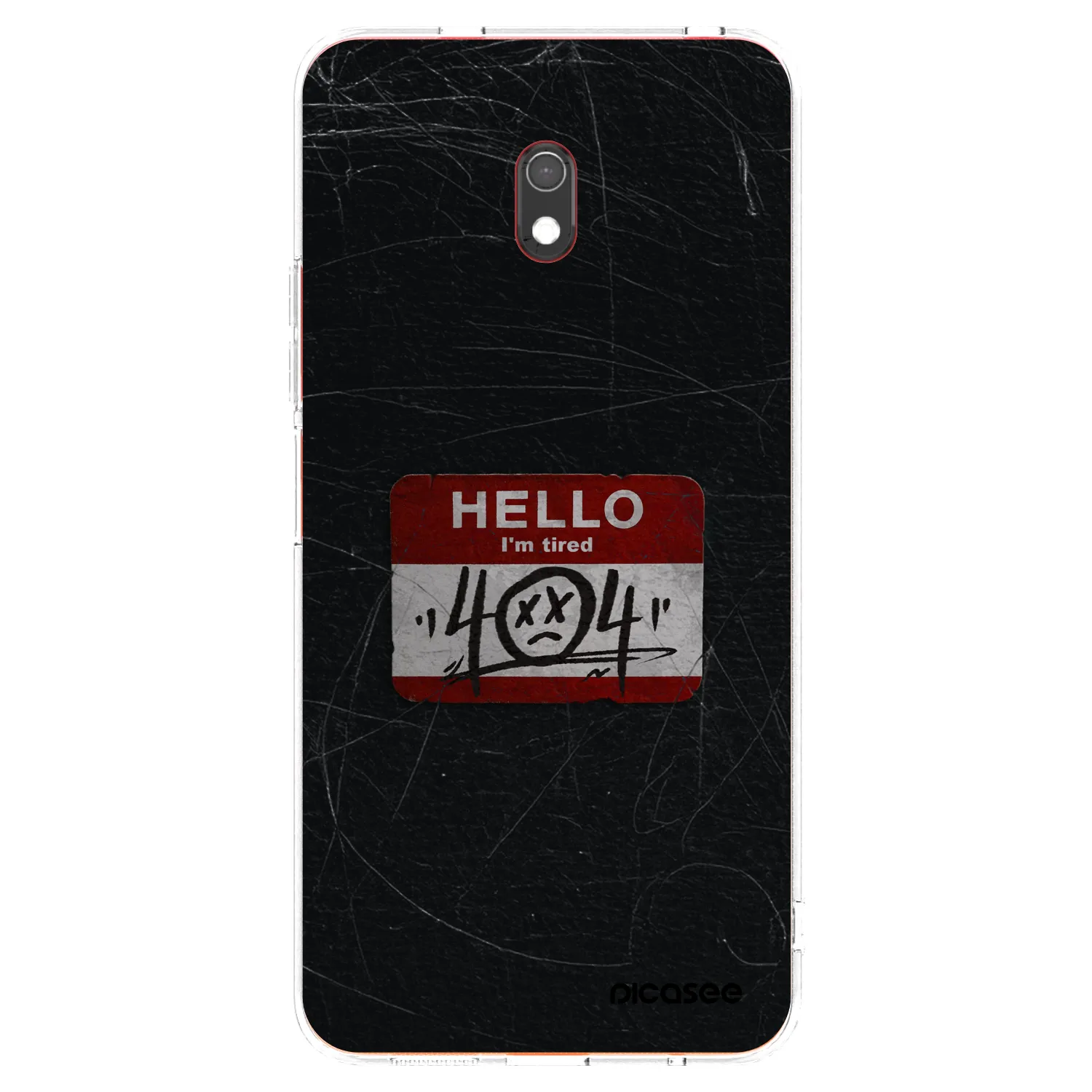Picasee silikonski prozorni ovitek za Xiaomi Redmi 8A - HELLO 404
