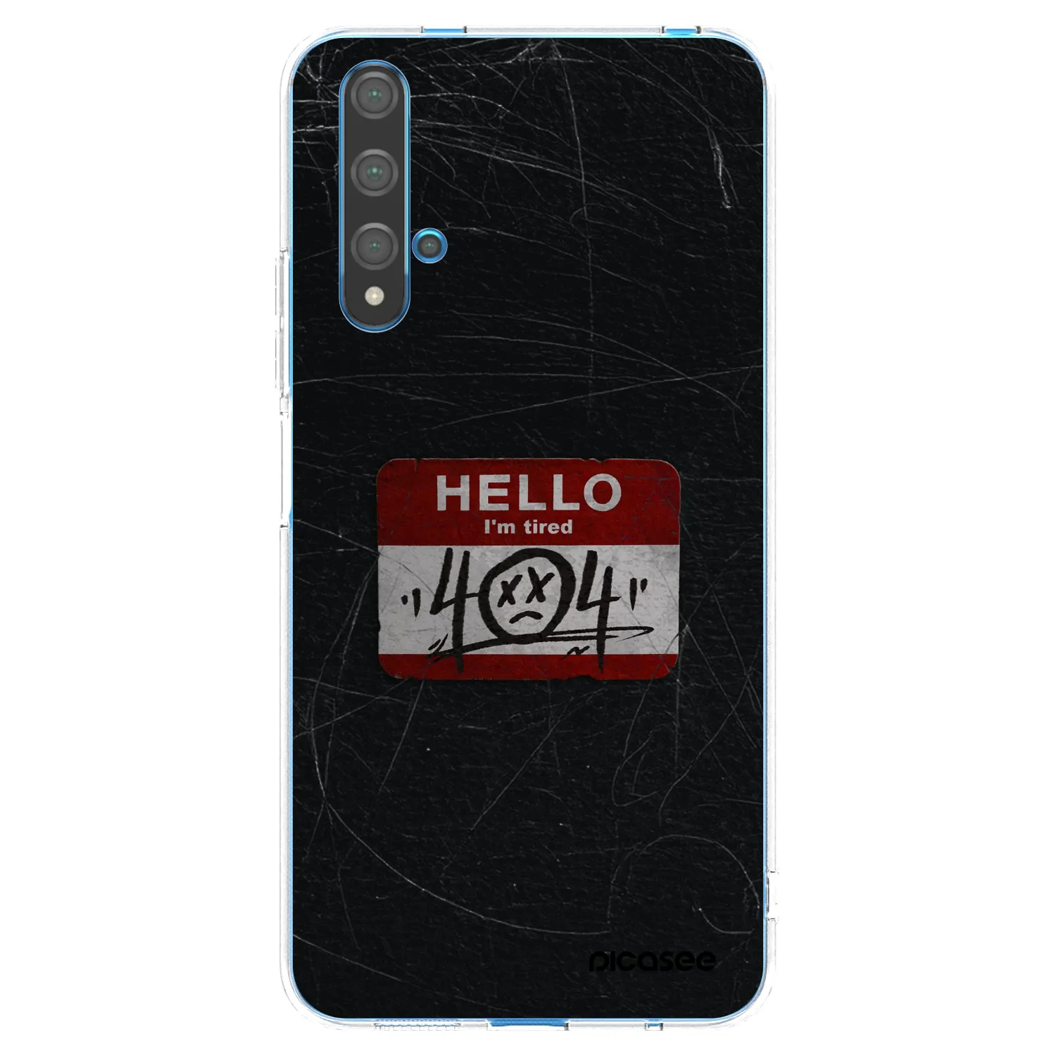 Picasee silikonski prozorni ovitek za Huawei Nova 5T - HELLO 404