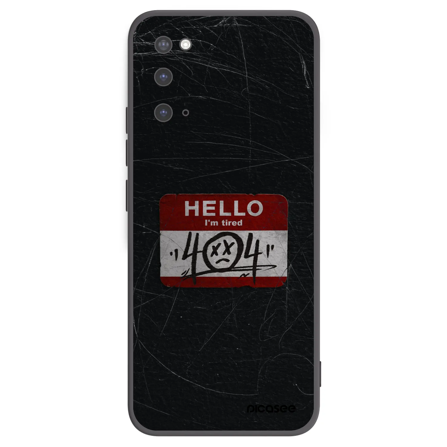 Picasee silikonski črni ovitek za Samsung Galaxy S20 G980F - HELLO 404