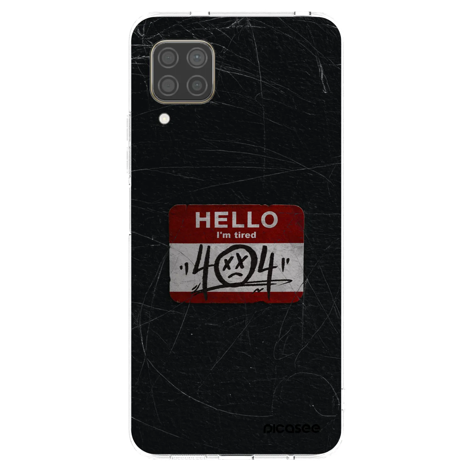 Picasee silikonski prozorni ovitek za Huawei P40 Lite - HELLO 404