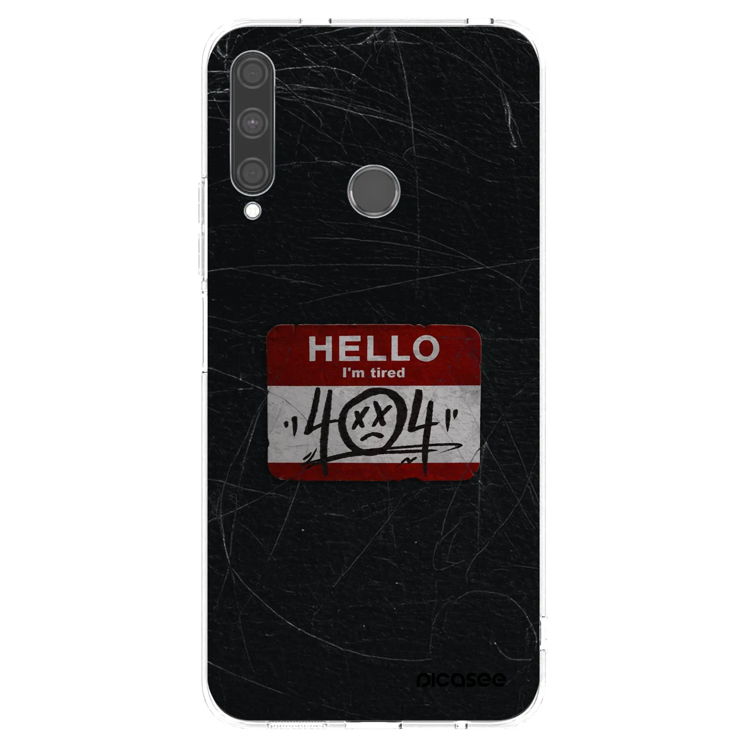 Picasee silikonski prozorni ovitek za Huawei P40 Lite E - HELLO 404