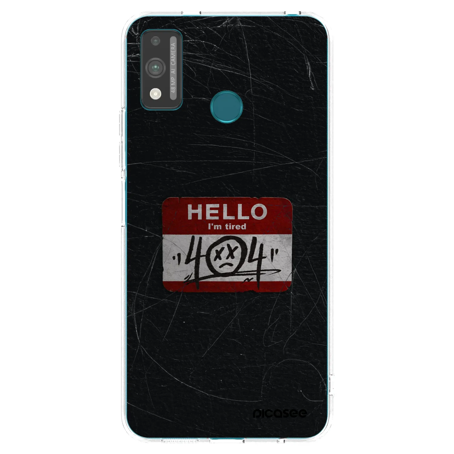 Picasee silikonski prozorni ovitek za Honor 9X Lite - HELLO 404