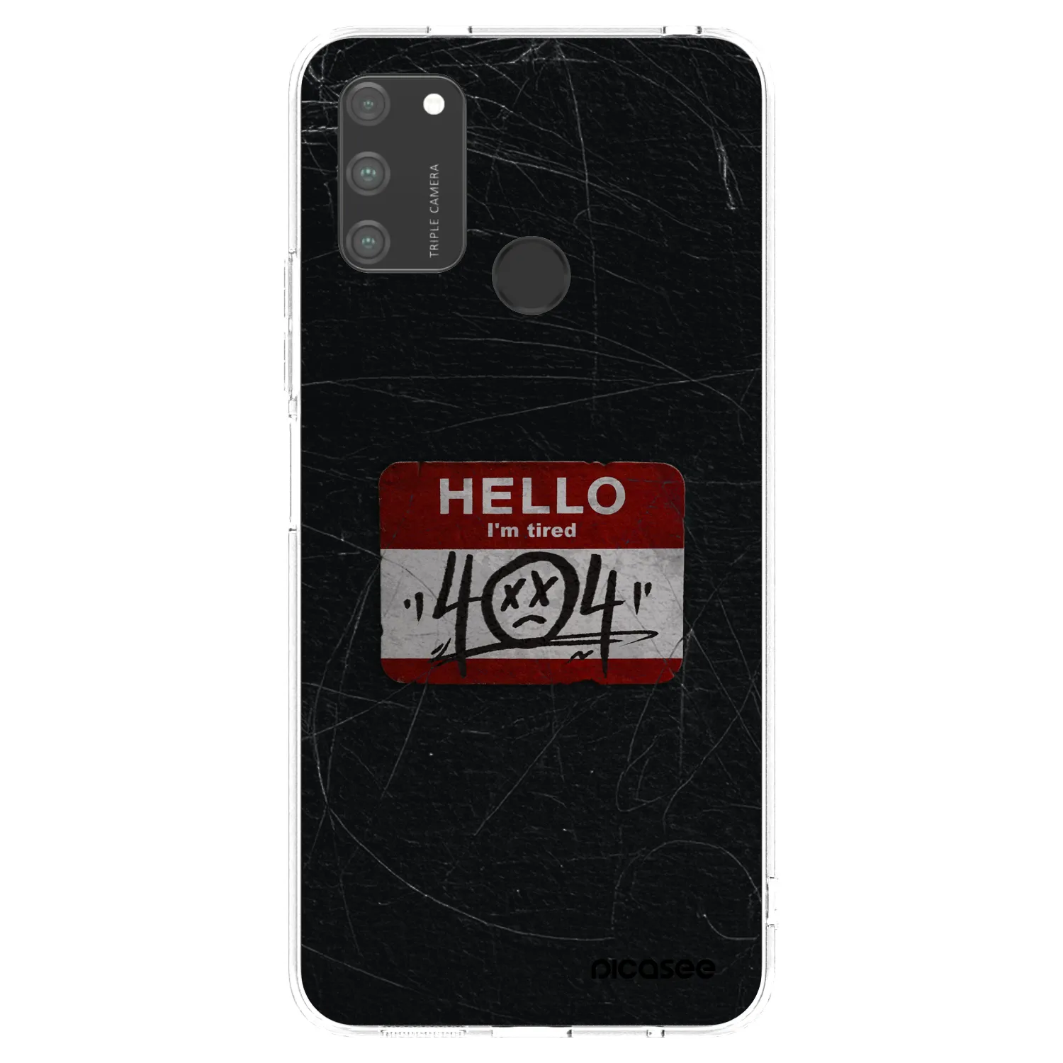 Picasee silikonski prozorni ovitek za Honor 9A - HELLO 404