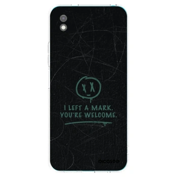 Picasee silikonski črni ovitek za Xiaomi Redmi 9A - LEFT A MARK