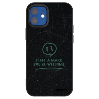 Picasee silikonski črni ovitek za Apple iPhone 12 mini - LEFT A MARK
