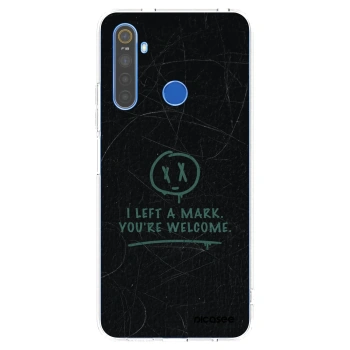Picasee silikonski prozorni ovitek za Realme 5 - LEFT A MARK