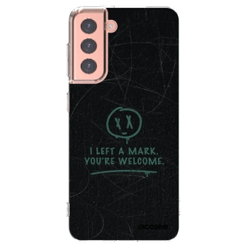 Picasee silikonski prozorni ovitek za Samsung Galaxy S21 5G G991B - LEFT A MARK