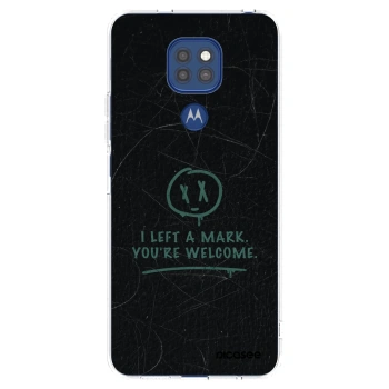 Picasee silikonski prozorni ovitek za Motorola Moto G9 Play - LEFT A MARK