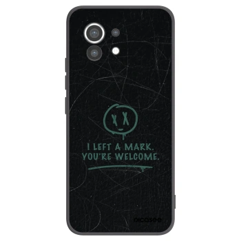 Picasee silikonski črni ovitek za Xiaomi Mi 11 - LEFT A MARK