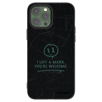 Picasee silikonski črni ovitek za Apple iPhone 13 Pro Max - LEFT A MARK