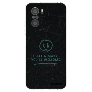 Picasee silikonski prozorni ovitek za Xiaomi Poco F3 - LEFT A MARK