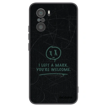 Picasee silikonski črni ovitek za Xiaomi Poco F3 - LEFT A MARK