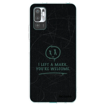 Picasee silikonski prozorni ovitek za Xiaomi Redmi Note 10 5G - LEFT A MARK