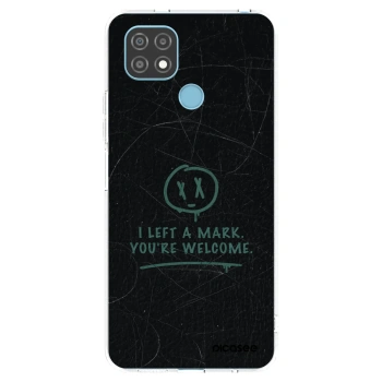 Picasee silikonski prozorni ovitek za Realme C21 - LEFT A MARK