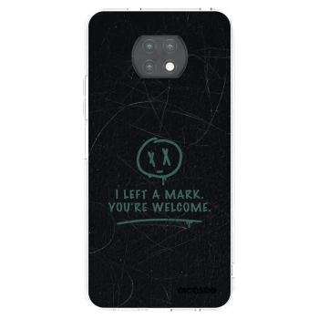 Picasee silikonski prozorni ovitek za Xiaomi Redmi Note 9T - LEFT A MARK