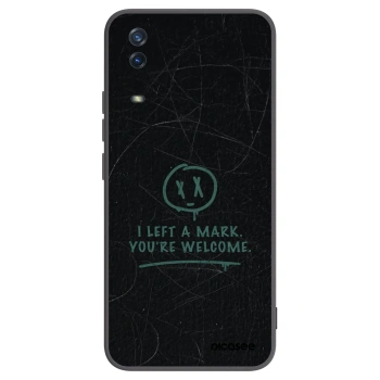 Picasee silikonski črni ovitek za Vivo Y11s - LEFT A MARK