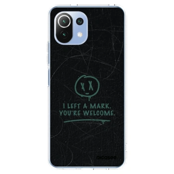 Picasee silikonski prozorni ovitek za Xiaomi 11 Lite 5G NE - LEFT A MARK