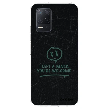 Picasee silikonski prozorni ovitek za Realme 8 5G - LEFT A MARK