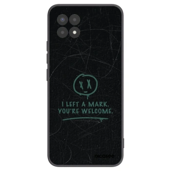 Picasee silikonski črni ovitek za Realme 8i - LEFT A MARK