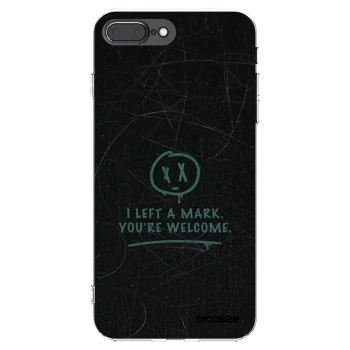Picasee silikonski prozorni ovitek za Apple iPhone 7 Plus - LEFT A MARK
