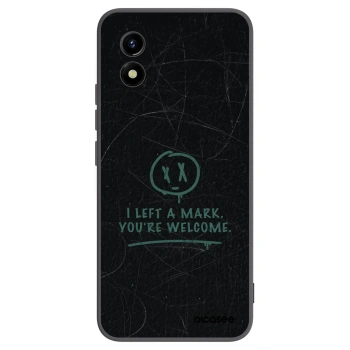 Picasee silikonski črni ovitek za Vivo Y01 - LEFT A MARK