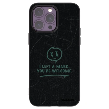 Picasee silikonski črni ovitek za Apple iPhone 14 Pro Max - LEFT A MARK