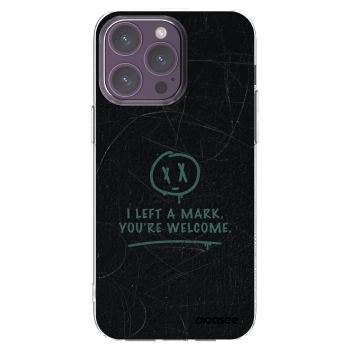 Picasee silikonski prozorni ovitek za Apple iPhone 14 Pro Max - LEFT A MARK