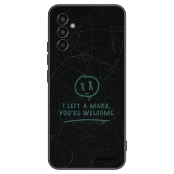Picasee silikonski črni ovitek za Samsung Galaxy M13 M135F - LEFT A MARK