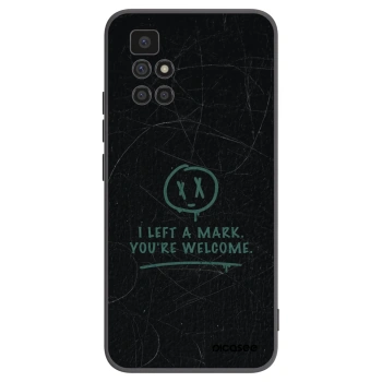 Picasee silikonski črni ovitek za Xiaomi Redmi 10 (2022) - LEFT A MARK