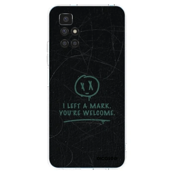 Picasee silikonski prozorni ovitek za Xiaomi Redmi 10 (2022) - LEFT A MARK