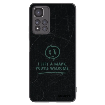 Picasee silikonski črni ovitek za Xiaomi Redmi Note 11 Pro+ 5G - LEFT A MARK