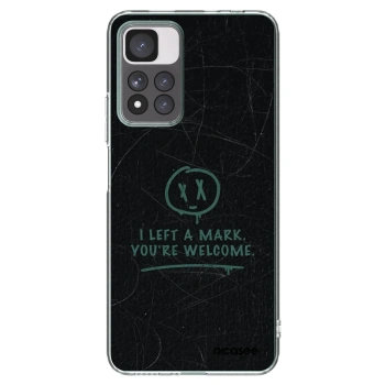 Picasee silikonski prozorni ovitek za Xiaomi Redmi Note 11 Pro+ 5G - LEFT A MARK