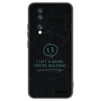 Picasee silikonski črni ovitek za Honor 70 - LEFT A MARK