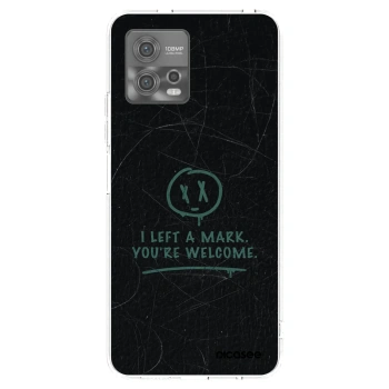 Picasee silikonski prozorni ovitek za Motorola Moto G72 - LEFT A MARK