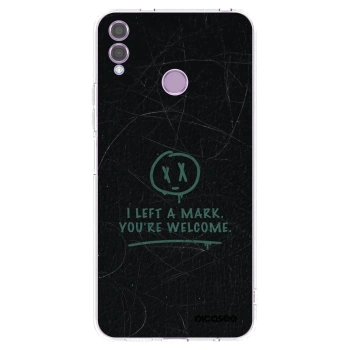 Picasee silikonski prozorni ovitek za Honor 8X - LEFT A MARK