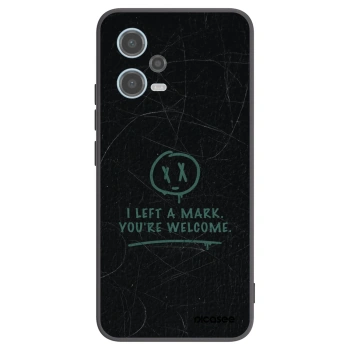 Picasee silikonski črni ovitek za Xiaomi Redmi Note 12 5G - LEFT A MARK
